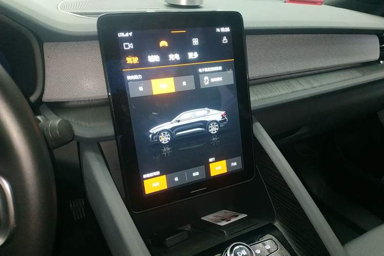 Used Polestar 2 2020 First Edition Audio And AC Panel
