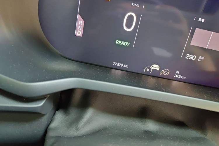 Used Polestar 2 2020 First Edition Odometer Close Up