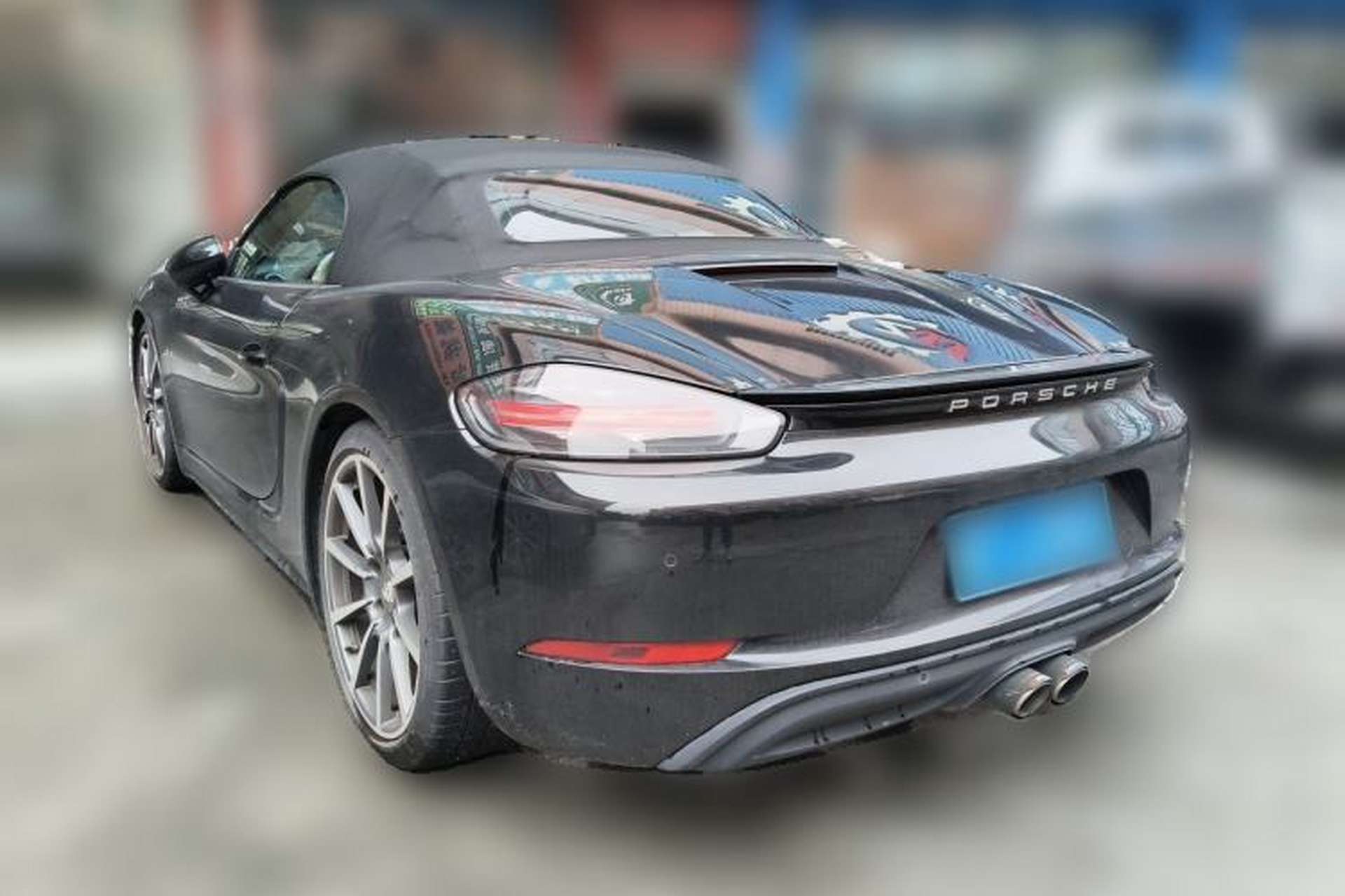 Used Porsche 718 2016 Boxster 2.0T Rear Left 45 Deg