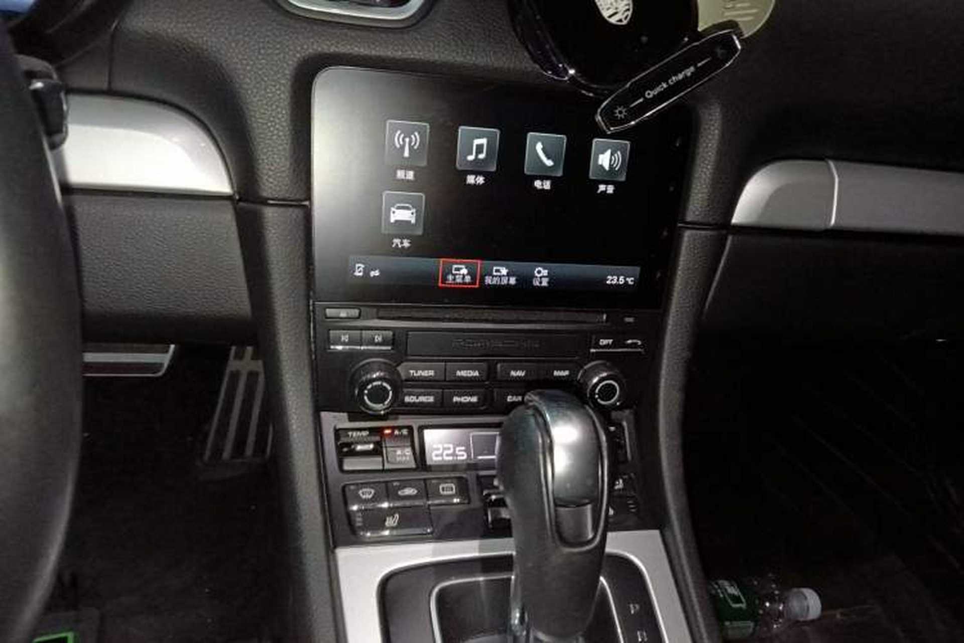 Used Porsche 718 2016 Cayman 2.0T Audio And AC Panel