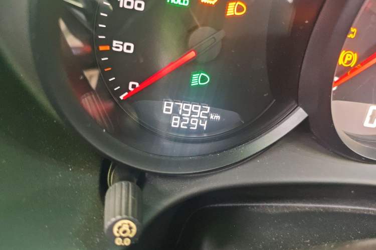 Used Porsche 718 2016 Boxster 2.0T Odometer Close Up