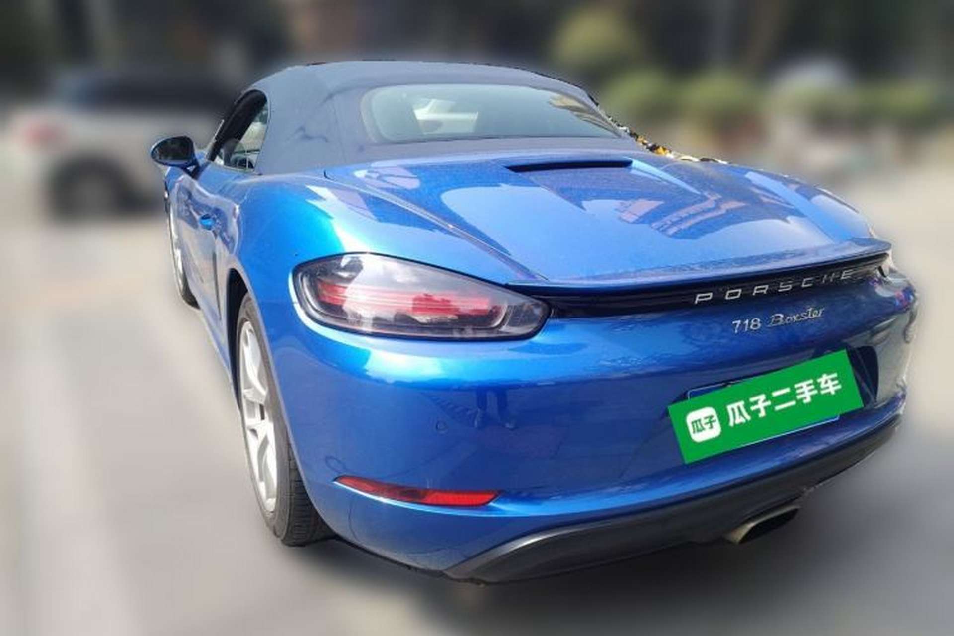 Used Porsche 718 2016 Boxster 2.0T Rear Left 45 Deg