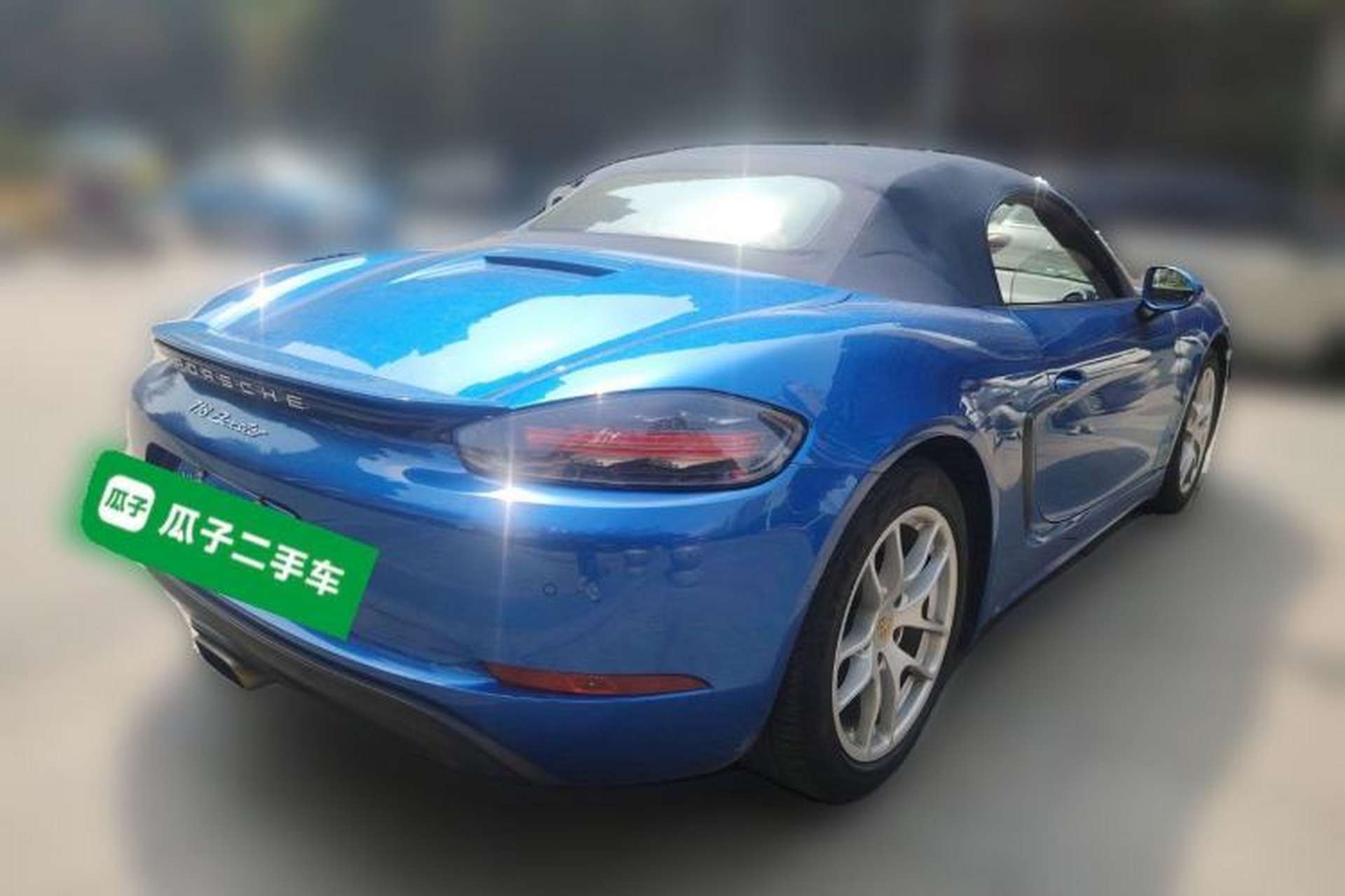 Used Porsche 718 2016 Boxster 2.0T Rear Right 45 Deg