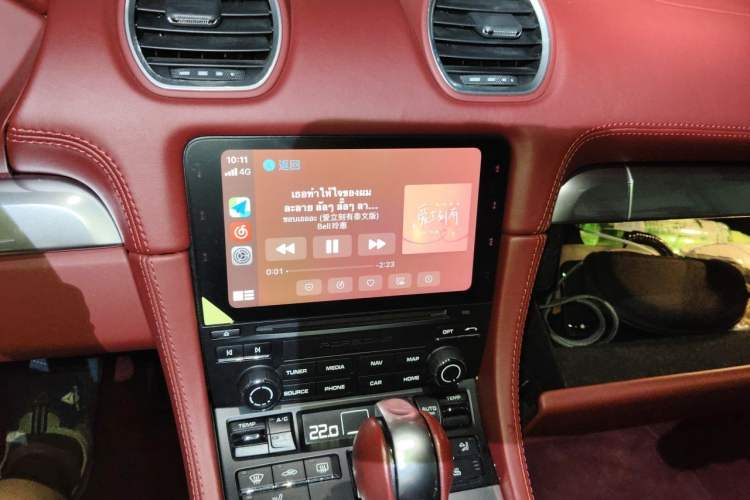 Used Porsche 718 2016 Cayman 2.0T Audio And AC Panel