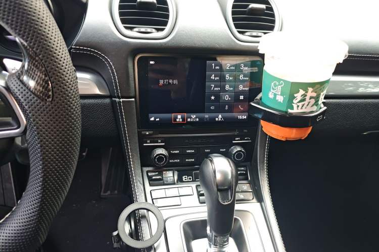 Used Porsche 718 2016 Boxster S 2.5T Audio And AC Panel