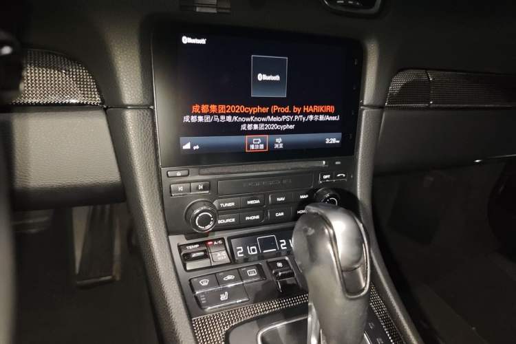 Used Porsche 718 2016 Cayman 2.0T Audio And AC Panel