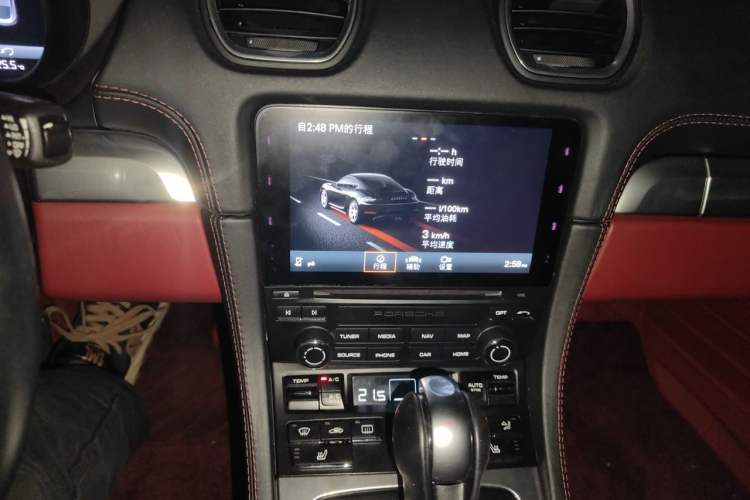 Used Porsche 718 2016 Cayman 2.0T Audio And AC Panel
