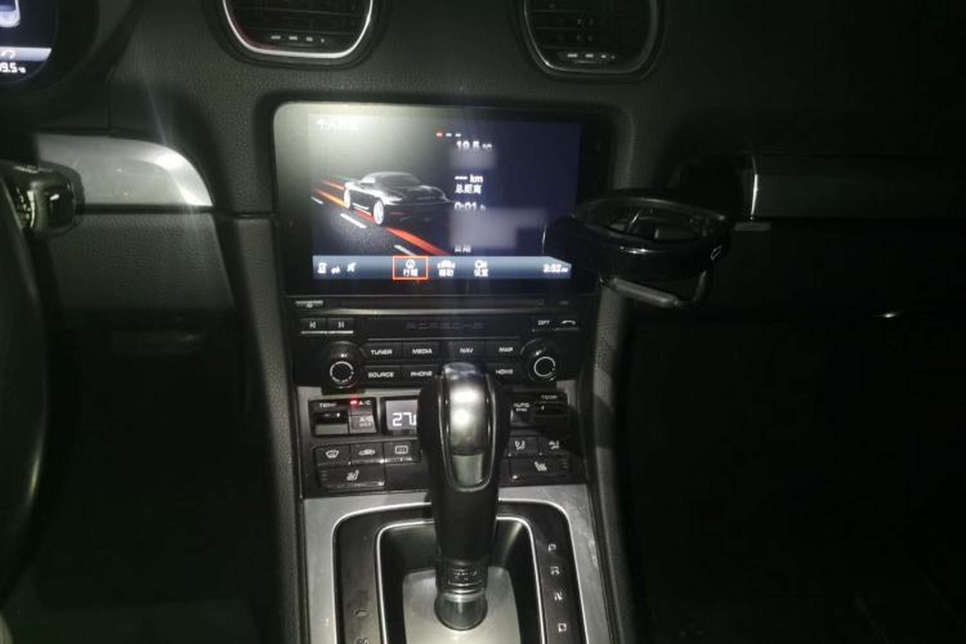 Used Porsche 718 2016 Boxster 2.0T Audio And AC Panel