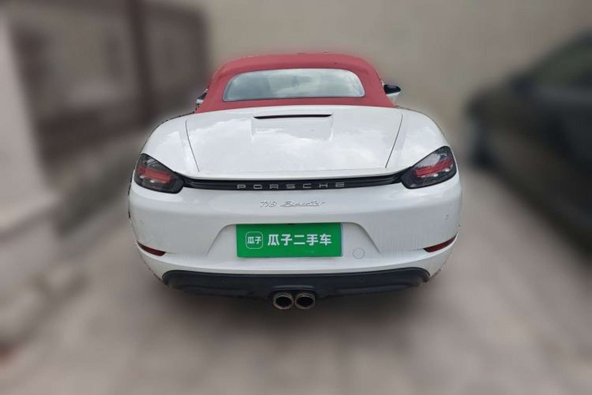 Used Porsche 718 2016 Boxster 2.0T Rear