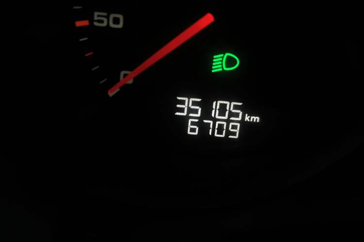 Used Porsche 718 2016 Boxster 2.0T Odometer Close Up