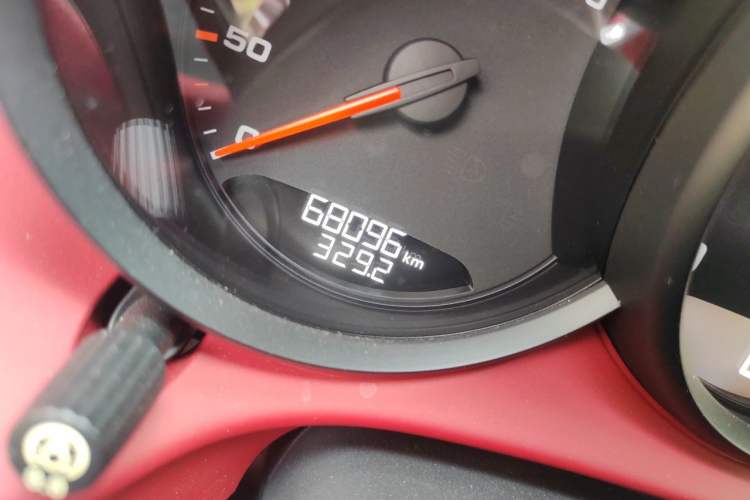 Used Porsche 718 2018 Cayman 2.0T Odometer Close Up