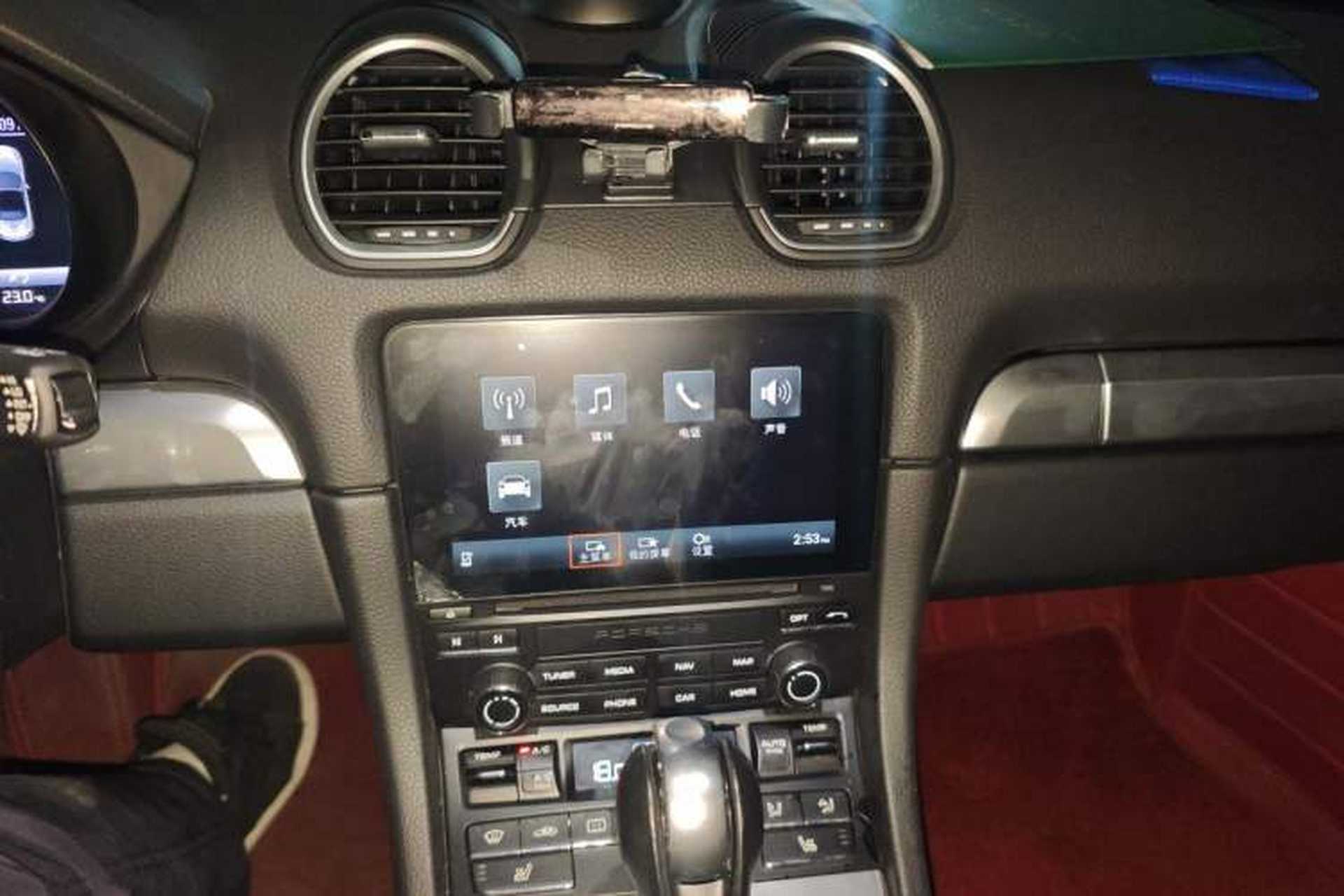 Used Porsche 718 2018 Boxster 2.0T Audio And AC Panel