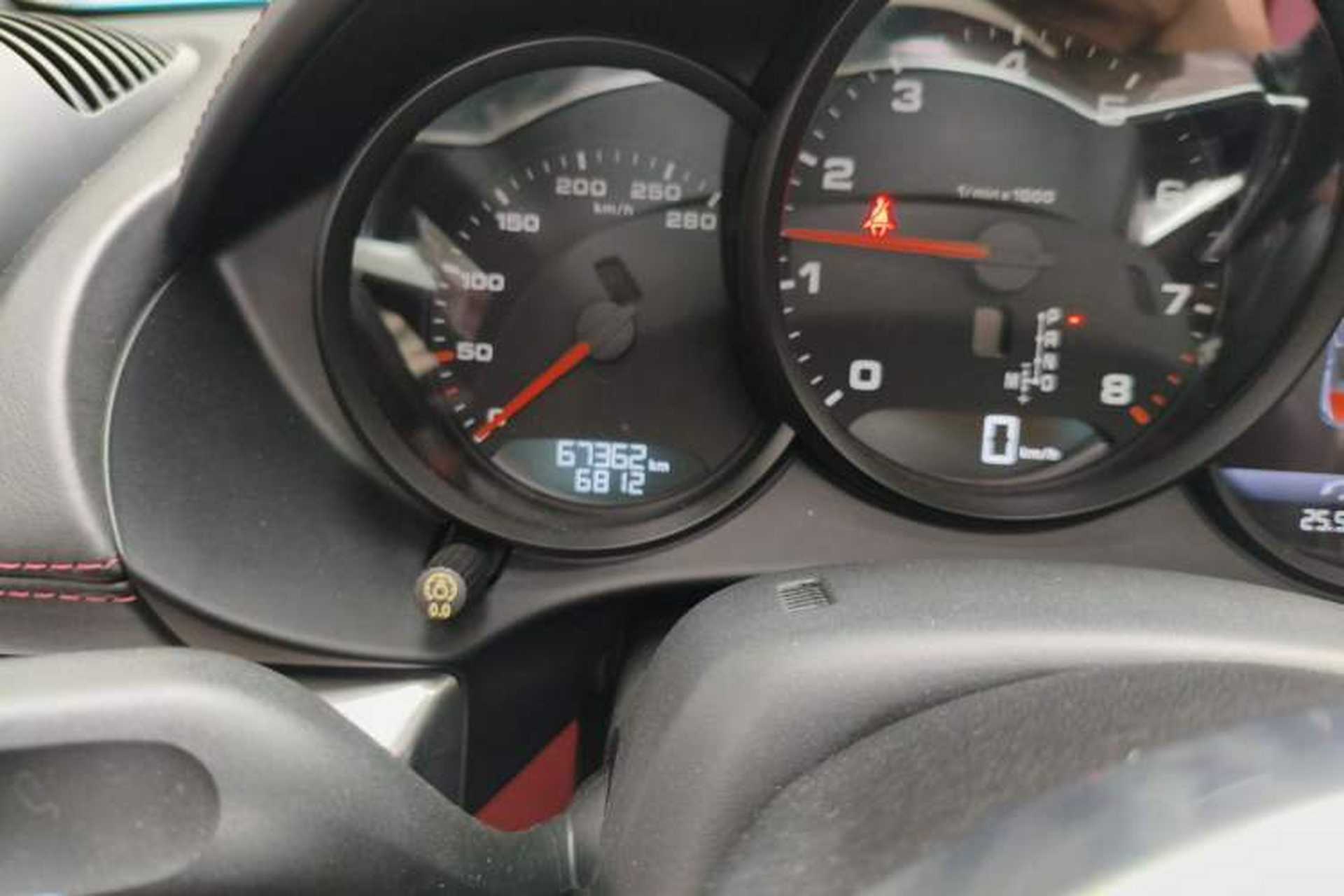 Used Porsche 718 2018 Boxster 2.0T Odometer Close Up