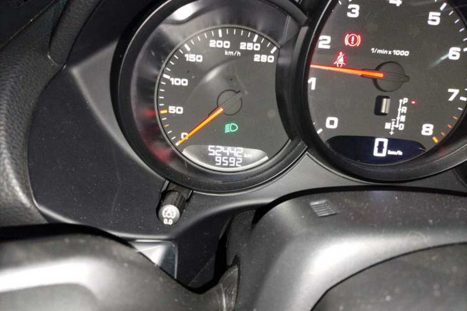 Used Porsche 718 2018 Cayman 2.0T Odometer Close Up