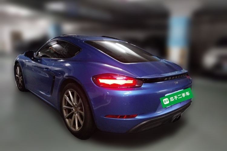 Used Porsche 718 2018 Cayman 2.0T Rear Left 45 Deg