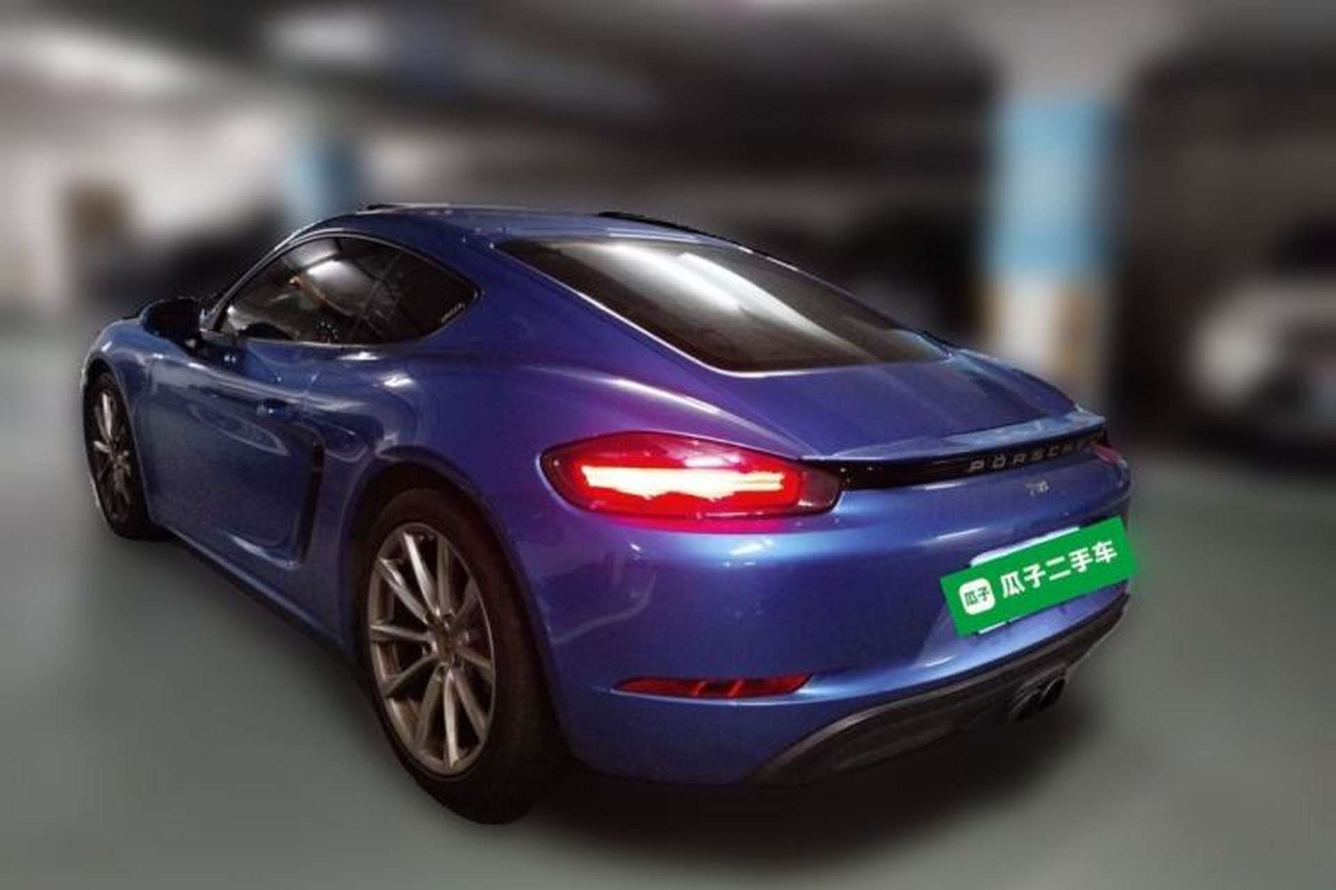 Used Porsche 718 2018 Cayman 2.0T Rear Left 45 Deg