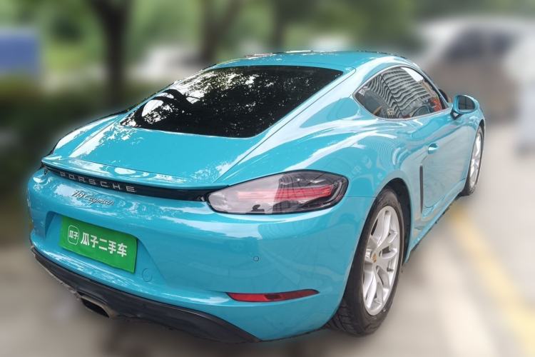 Used Porsche 718 2018 Cayman 2.0T Rear Right 45 Deg