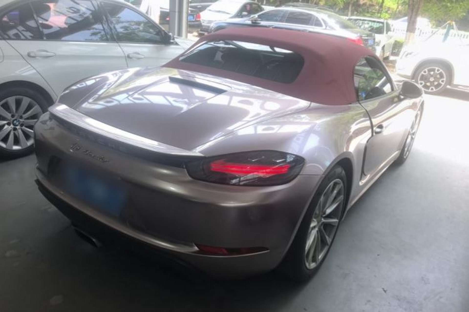 Used Porsche 718 2018 Boxster 2.0T Rear Right 45 Deg