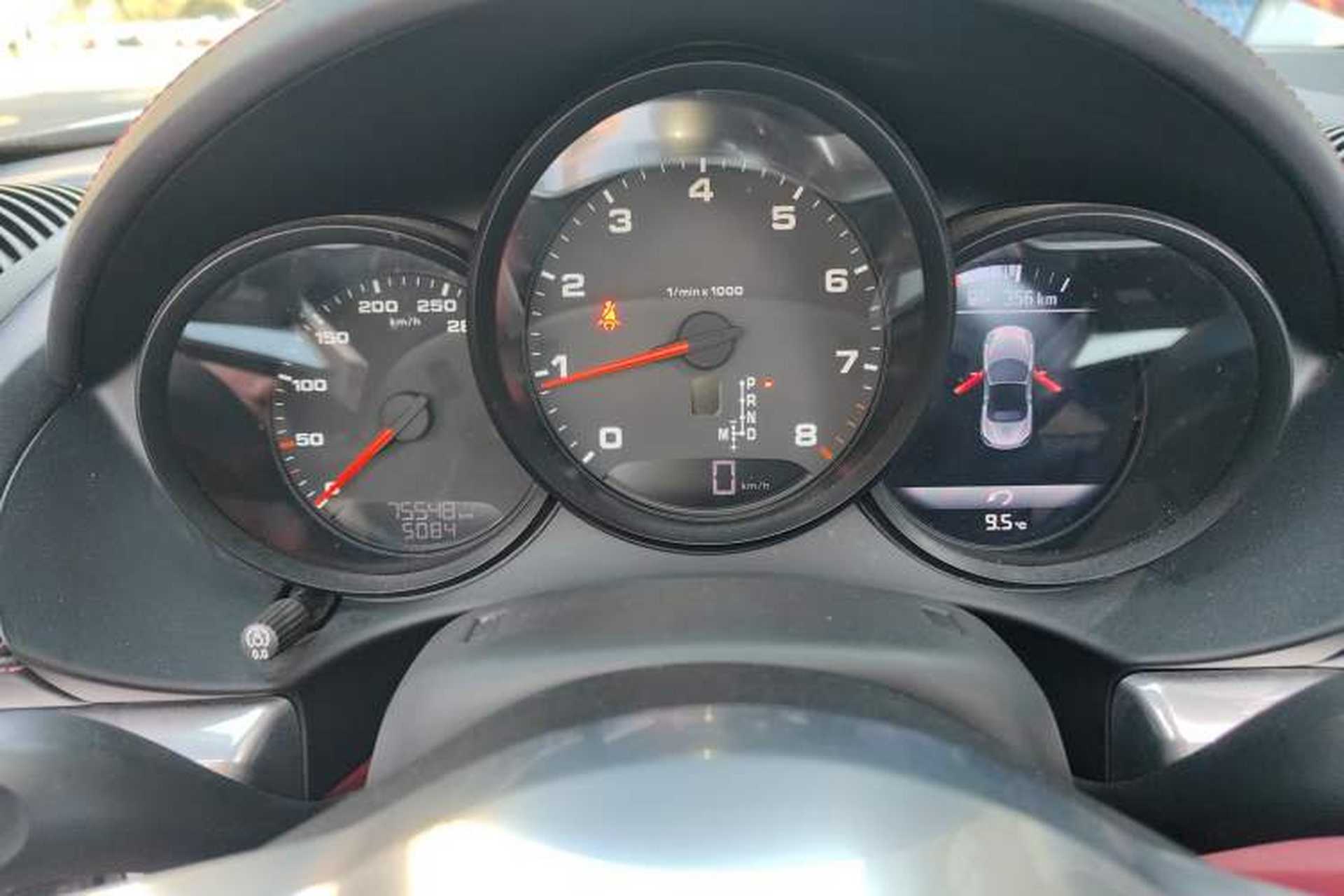 Used Porsche 718 2018 Boxster 2.0T Odometer Close Up