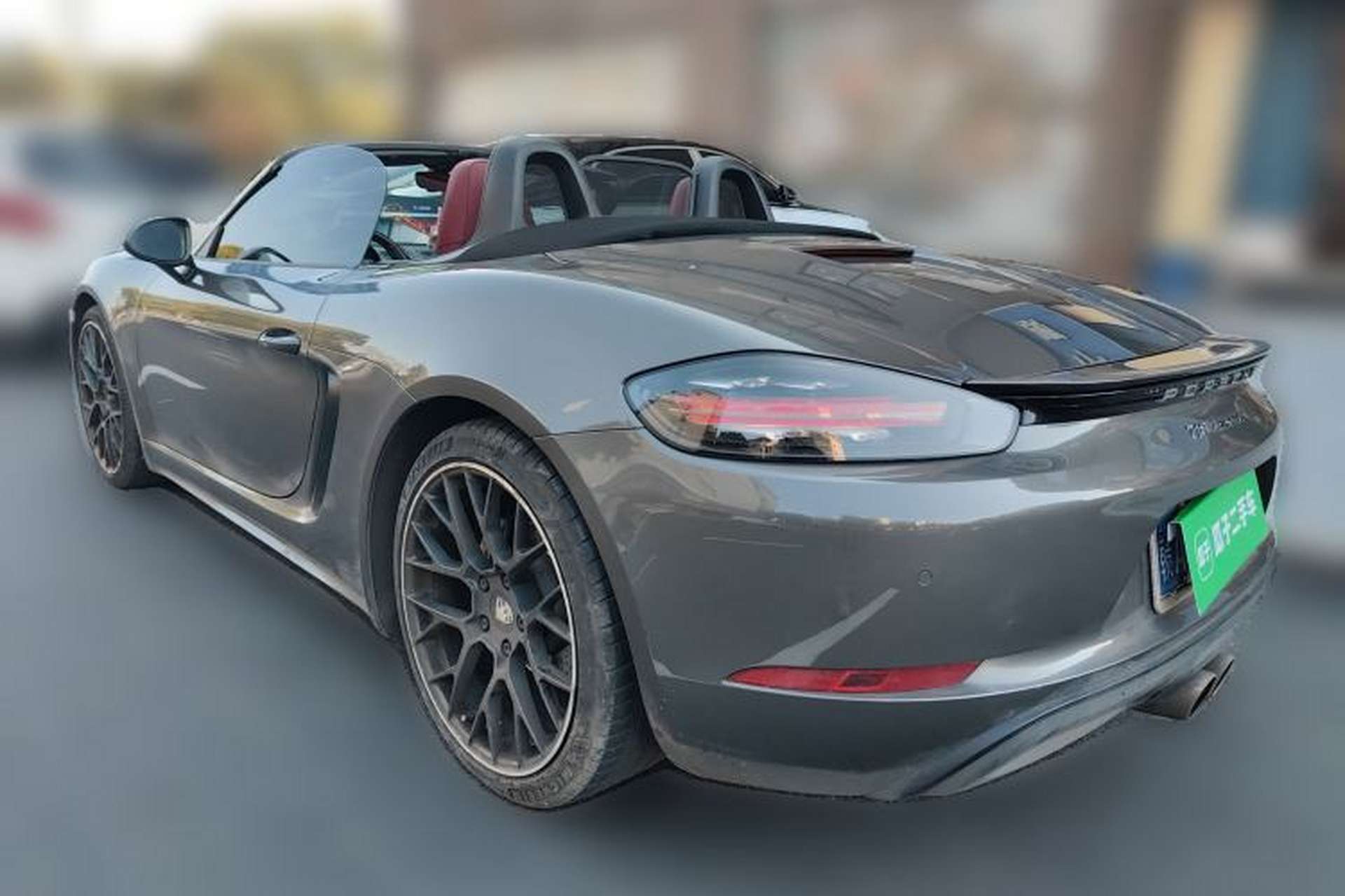 Used Porsche 718 2018 Boxster 2.0T Rear Left 45 Deg