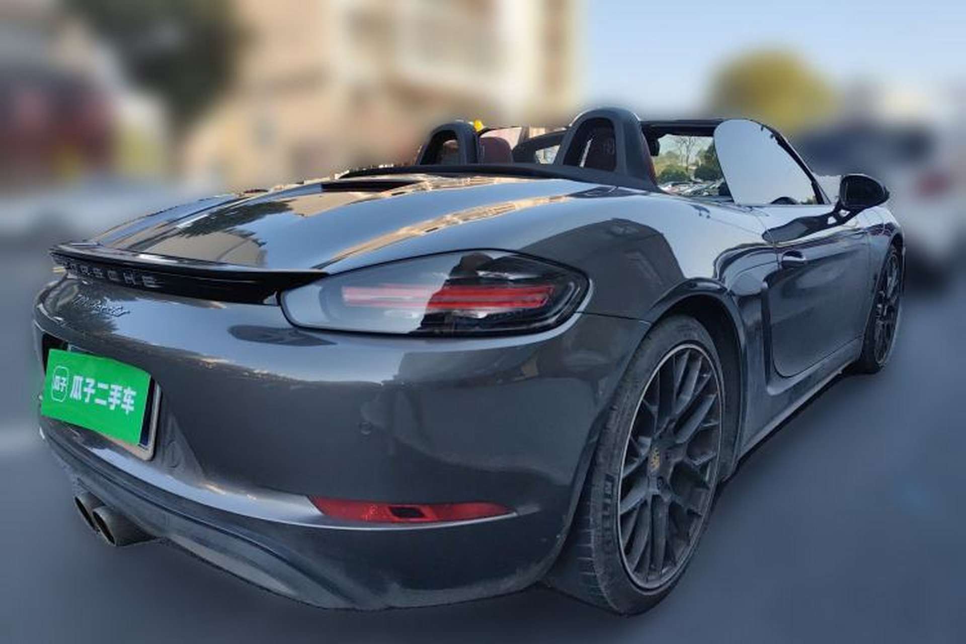 Used Porsche 718 2018 Boxster 2.0T Rear Right 45 Deg