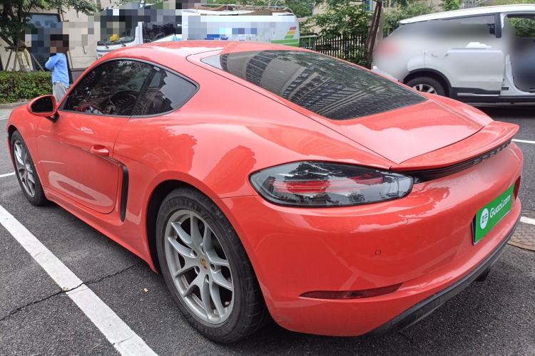 Used Porsche 718 2018 Cayman 2.0T Rear Left 45 Deg