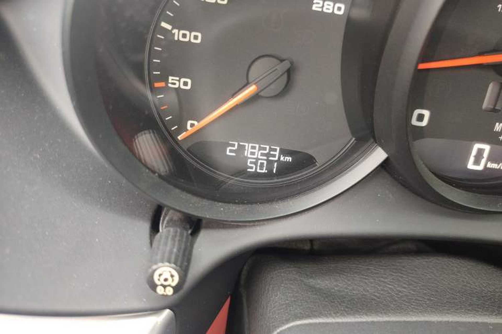 Used Porsche 718 2018 Cayman 2.0T Odometer Close Up