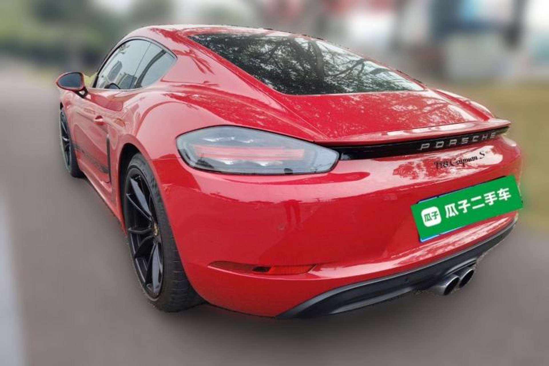 Used Porsche 718 2018 Cayman 2.0T Rear Left 45 Deg