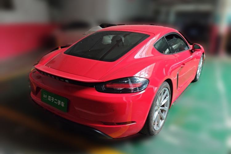 Used Porsche 718 2018 Cayman 2.0T Rear Right 45 Deg