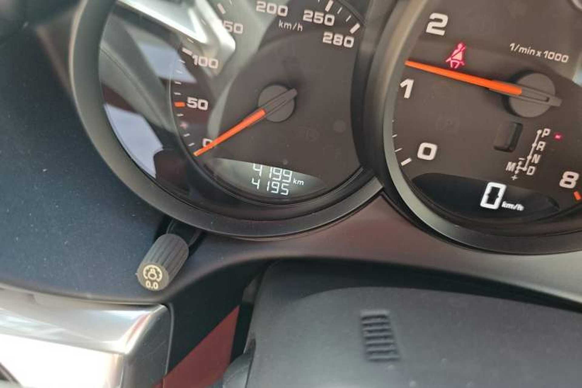 Used Porsche 718 2018 Boxster 2.0T Odometer Close Up