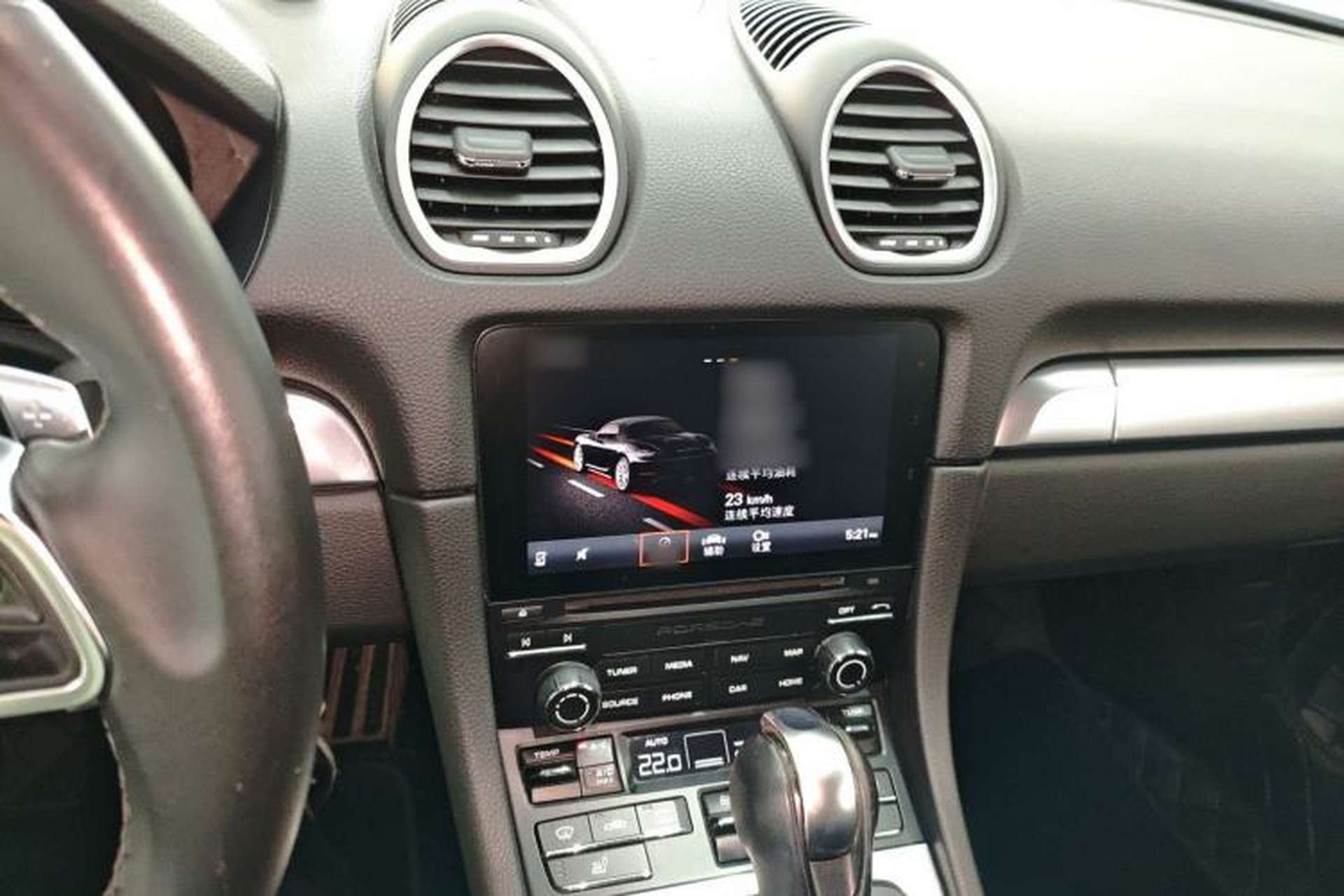 Used Porsche 718 2018 Boxster 2.0T Audio And AC Panel