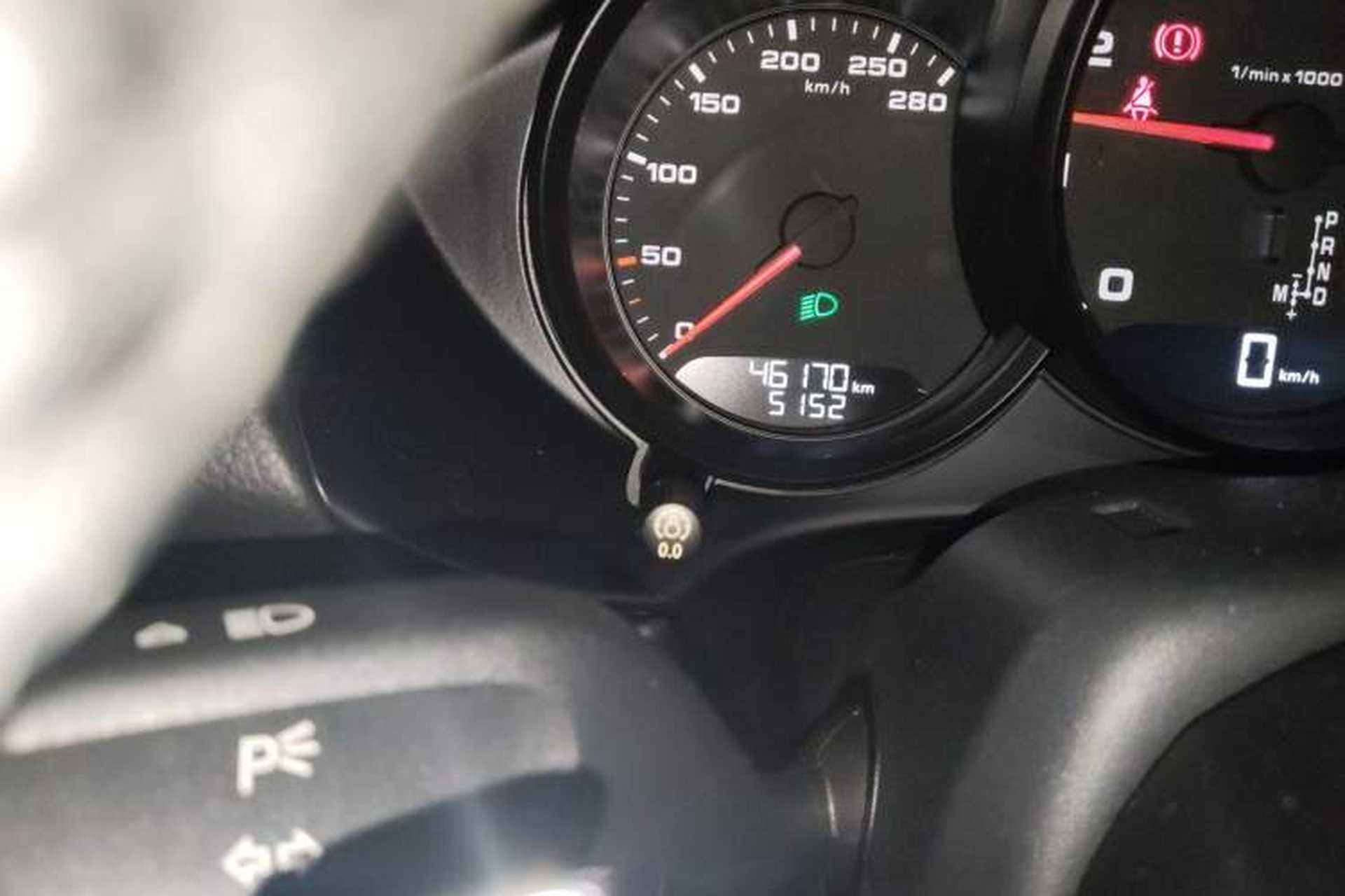 Used Porsche 718 2018 Boxster 2.0T Odometer Close Up