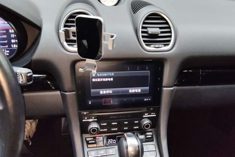 Used Porsche 718 2019 Cayman T 2.0T Audio And AC Panel