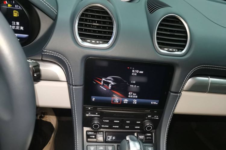 Used Porsche 718 2020 Cayman 2.0T Audio And AC Panel