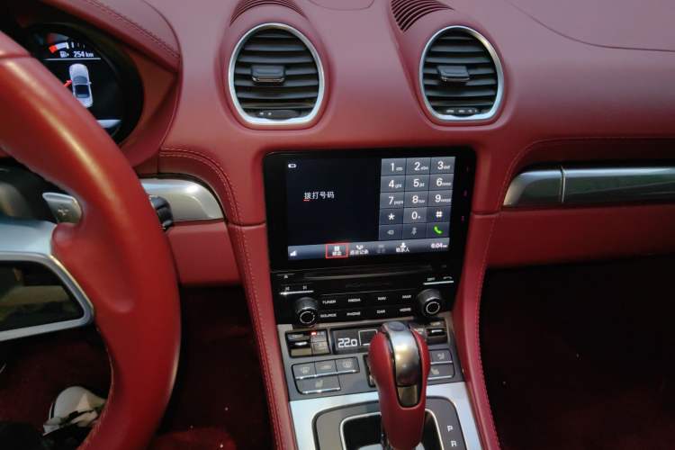 Used Porsche 718 2020 Boxster 2.0T Audio And AC Panel
