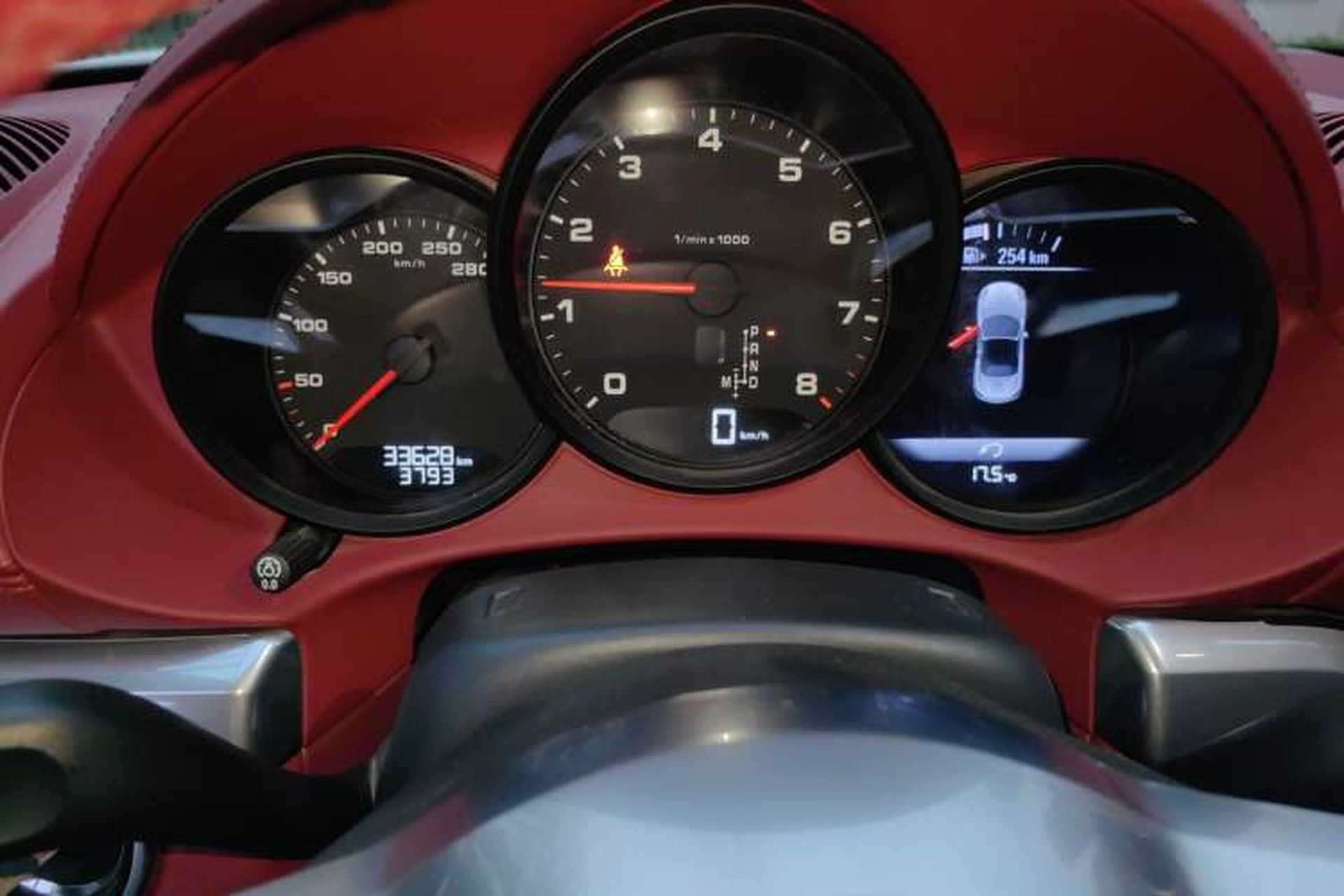 Used Porsche 718 2020 Boxster 2.0T Odometer Close Up