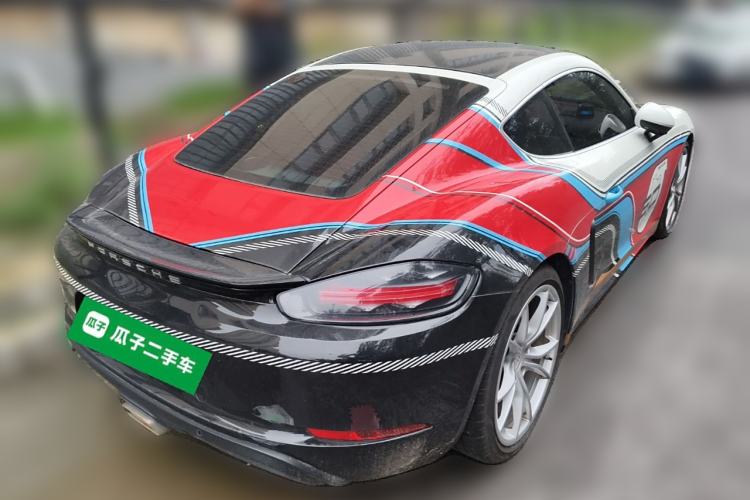 Used Porsche 718 2020 Cayman 2.0T Rear Right 45 Deg