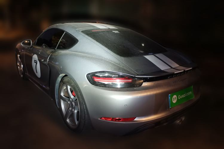 Used Porsche 718 2020 Cayman S 2.5T Rear Left 45 Deg
