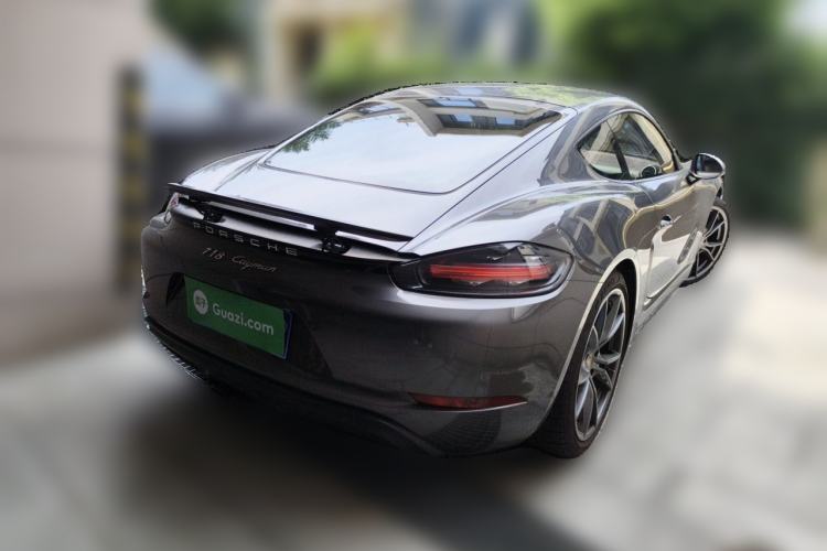 Used Porsche 718 2020 Cayman 2.0T Rear Right 45 Deg