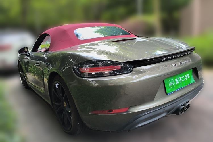 Used Porsche 718 2020 Boxster 2.0T Rear Left 45 Deg