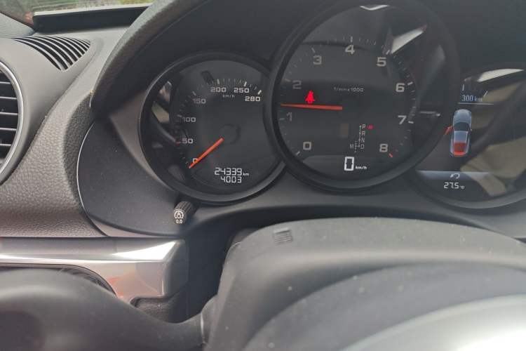 Used Porsche 718 2020 Cayman 2.0T Odometer Close Up