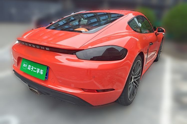 Used Porsche 718 2020 Cayman 2.0T Rear Right 45 Deg