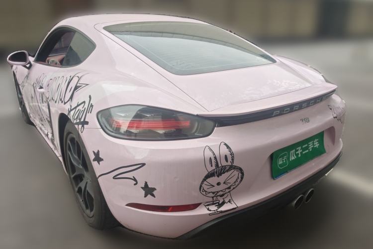 Used Porsche 718 2020 Cayman 2.0T Rear Left 45 Deg