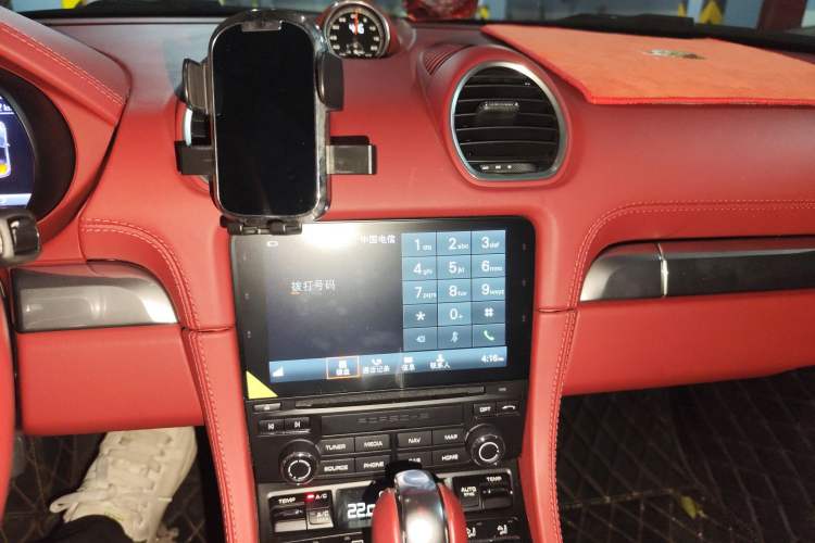 Used Porsche 718 2020 Boxster 2.0T Audio And AC Panel