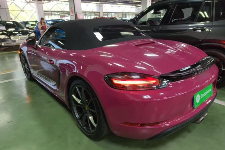 Used Porsche 718 2020 Boxster 2.0T Rear Left 45 Deg