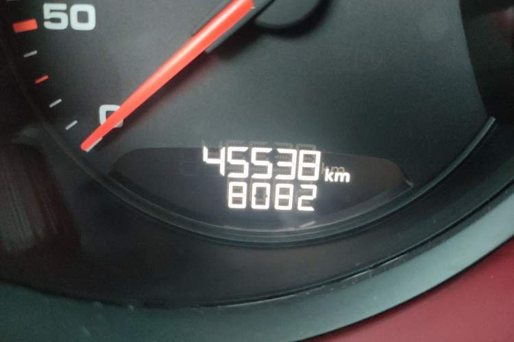 Used Porsche 718 2020 Cayman 2.0T Odometer Close Up