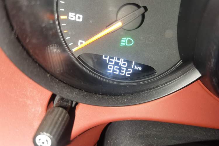 Used Porsche 718 2020 Boxster 2.0T Odometer Close Up