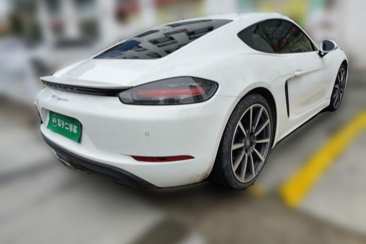 Used Porsche 718 2020 Cayman 2.0T Rear Right 45 Deg