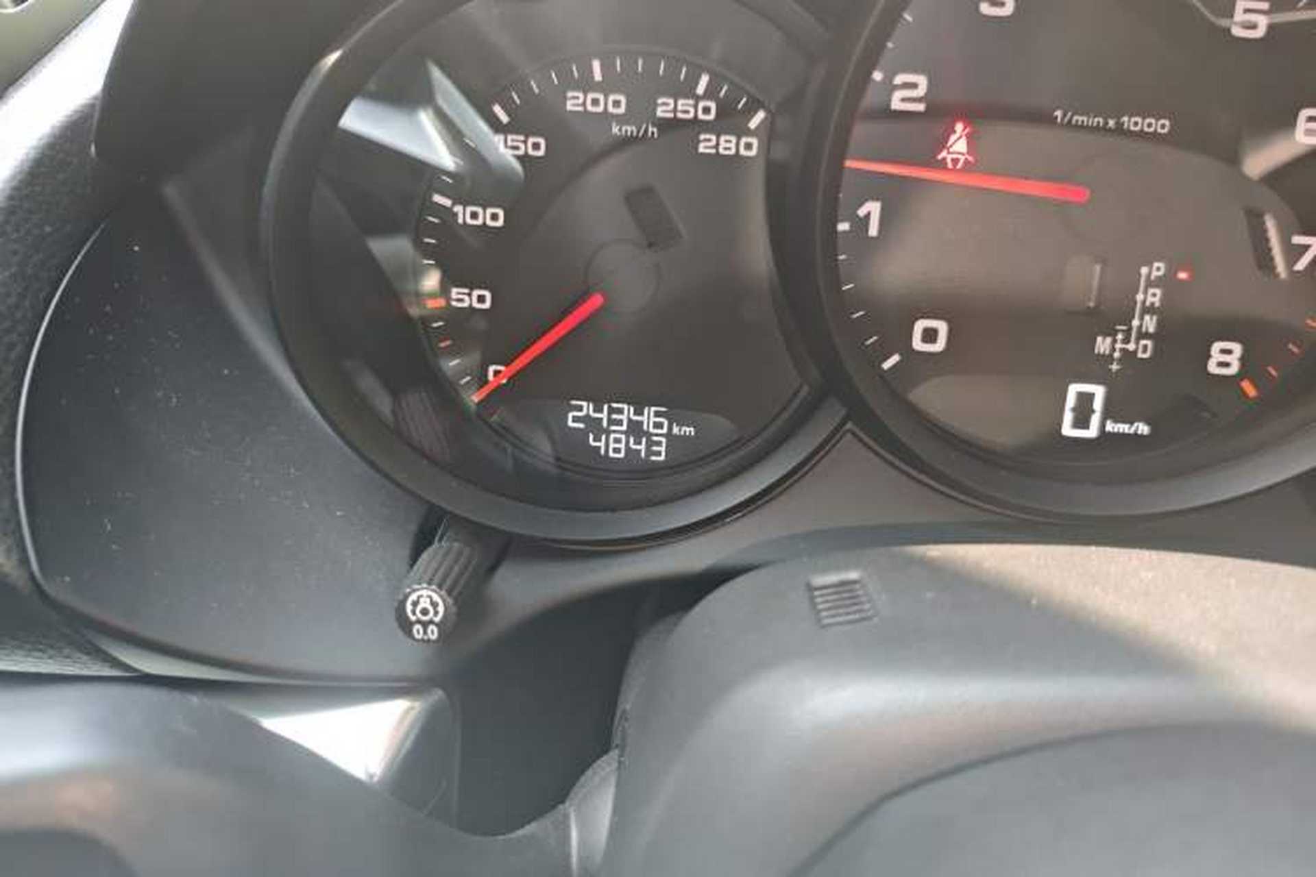 Used Porsche 718 2020 Cayman 2.0T Odometer Close Up