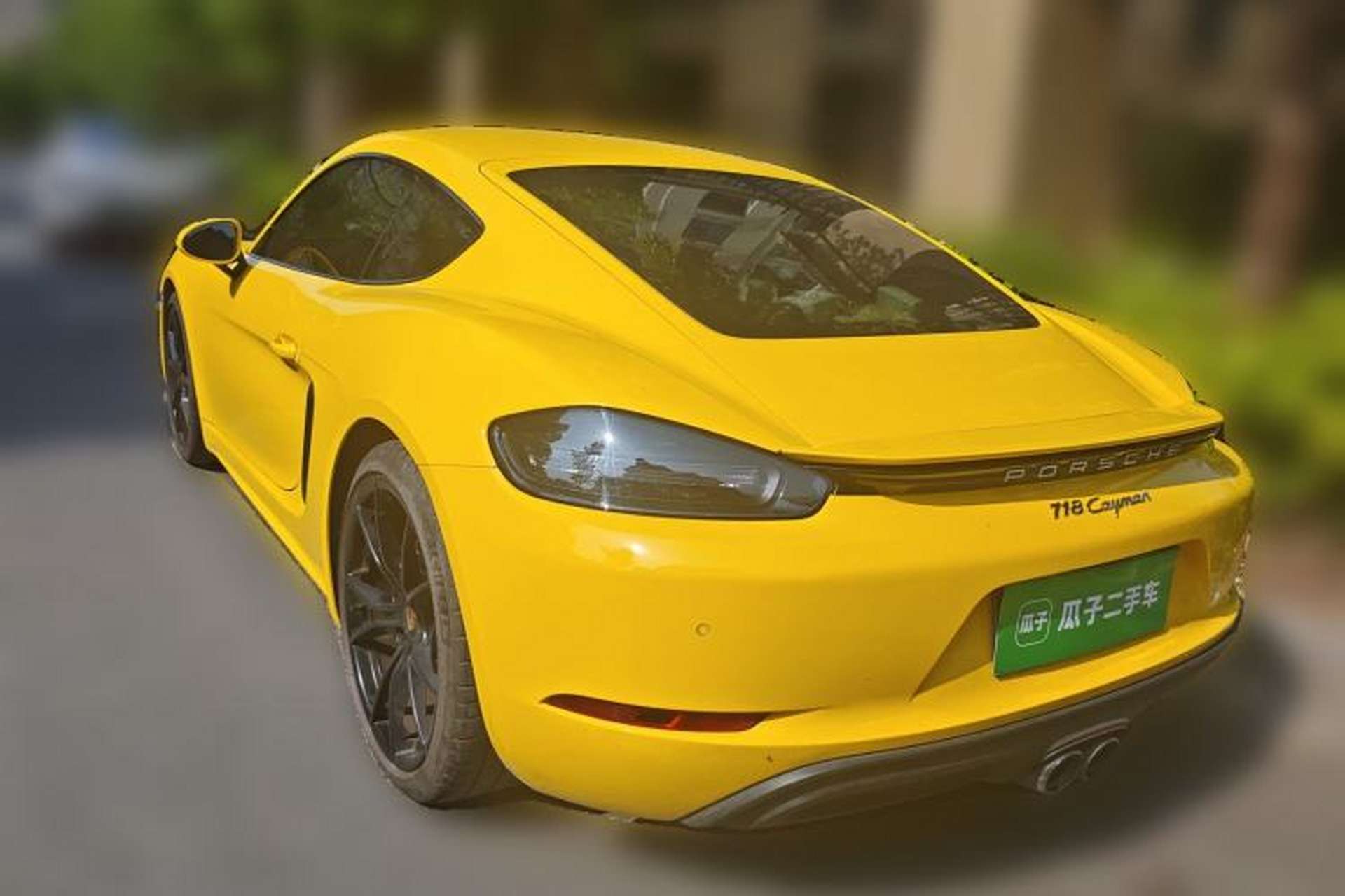 Used Porsche 718 2020 Cayman 2.0T Rear Left 45 Deg